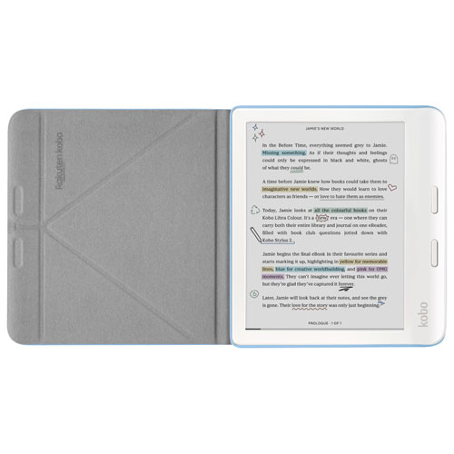 Étui SleepCover pour Libra Colour de Kobo - Bleu crépuscule