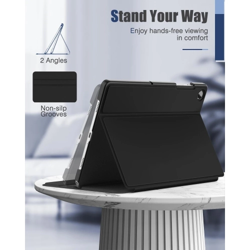 Samsung Galaxy Tab A9 Plus / A9+ 11-Inch 2023 Case - Multi-Angle Viewing Slim Protective Cover with Auto Wake/Sleep - Black