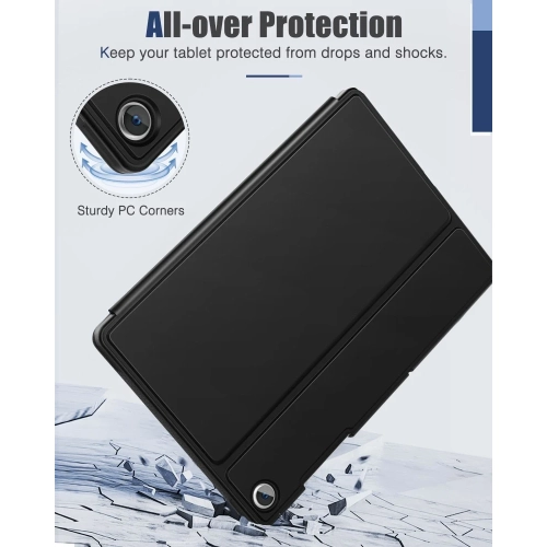 Samsung Galaxy Tab A9 Plus / A9+ 11-Inch 2023 Case - Multi-Angle Viewing Slim Protective Cover with Auto Wake/Sleep - Black