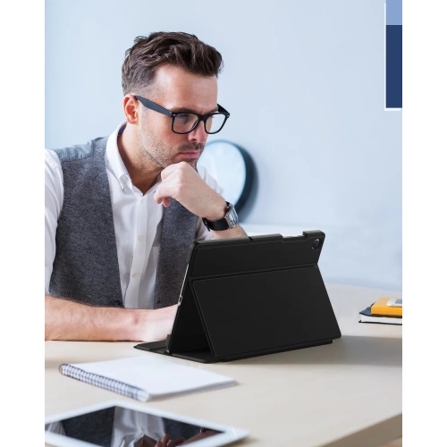 Samsung Galaxy Tab A9 Plus / A9+ 11-Inch 2023 Case - Multi-Angle Viewing Slim Protective Cover with Auto Wake/Sleep - Black