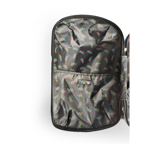 Valise porteuse rigide Dashmobile de Tucci-Kids pour enfants - Camouflage foncé