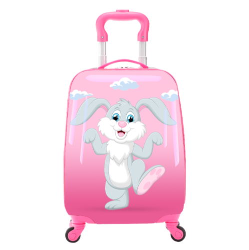 Valise rigide de voyage pour enfants de 18 po Happy Bunny Kid de TUCCI en Italie