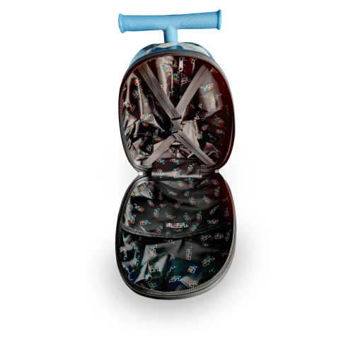 Tucci Kids Hardside Scooter Ride On Suitcase for Kids - Cute Lightweight Kids Luggage with Wheels