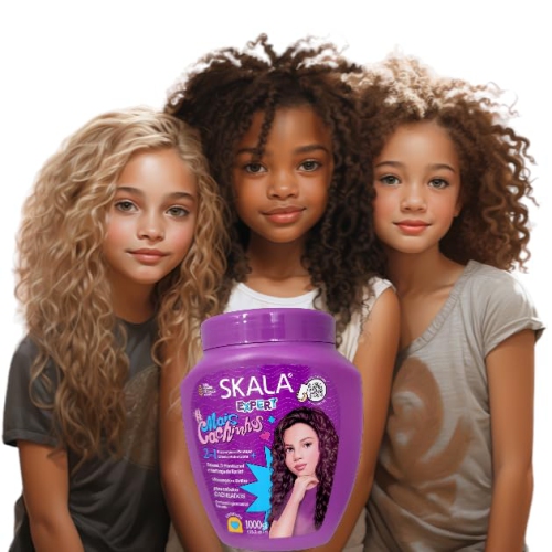 SKALA Skala - Linha Expert - More Curls for Kids 2 in 1 Treatment Cream Net 33.81 Oz, 2 Pack