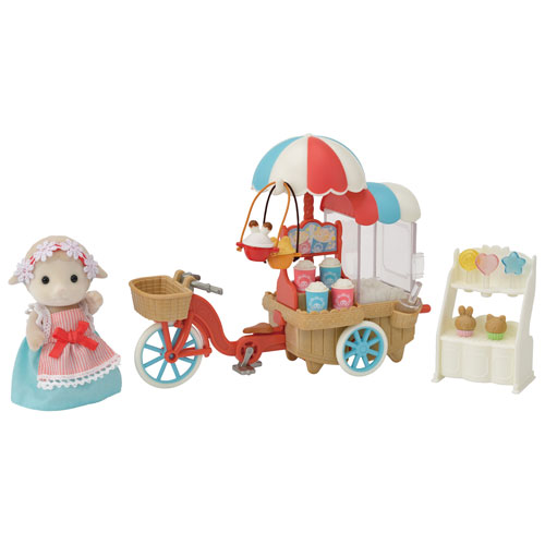 Calico Critters Popcorn Delivery Trike Playset