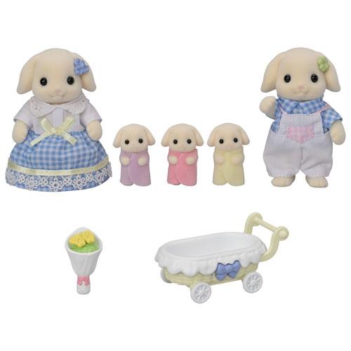 Calico Critters Flora Rabbit Family Playset