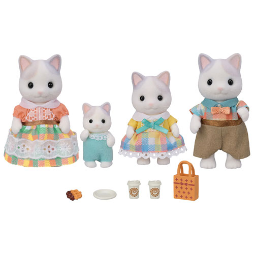 Calico Critters Latte Cat Family Playset