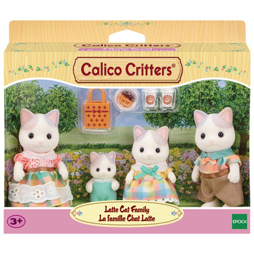 Calico Critters Latte Cat Family Playset
