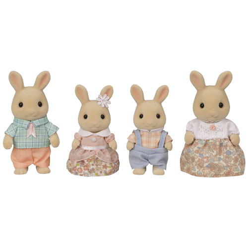 Calico Critters Milk Rabbit Family Playset