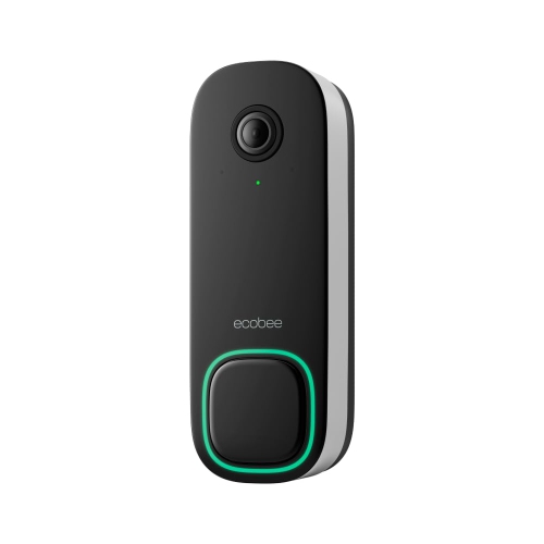 Ecobee Smart Video Doorbell Camera - with Industry Leading HD Camera, Night Vision, Person and Package Sensors, 2-Way Talk, and Video & Snapshot