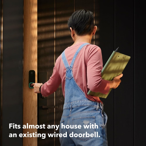 Ecobee Smart Video Doorbell Camera - with Industry Leading HD Camera, Night Vision, Person and Package Sensors, 2-Way Talk, and Video & Snapshot