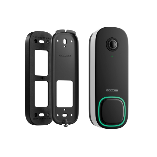 Ecobee Smart Video Doorbell Camera - with Industry Leading HD Camera, Night Vision, Person and Package Sensors, 2-Way Talk, and Video & Snapshot