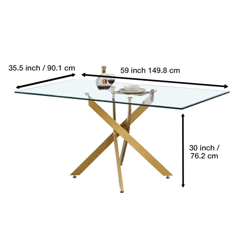 Sword Rectangular Dining Table