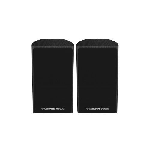 CERWIN VEGA LA14B 4” 2-WAY BOOKSHELF PAIR SPEAKERS - BLACK
