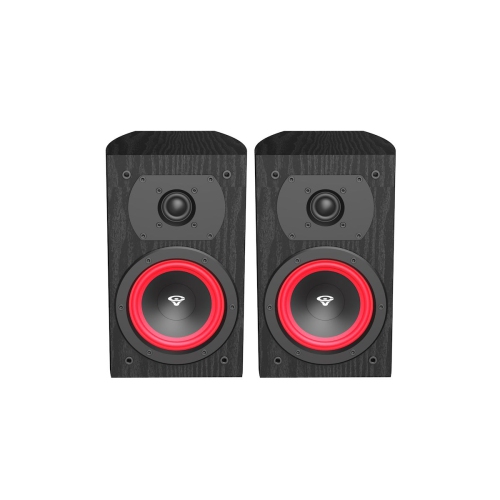 CERWIN VEGA LA14B 4” 2-WAY BOOKSHELF PAIR SPEAKERS - BLACK
