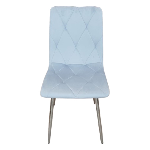 Chaise de salle à manger Bombay - Gris chromé