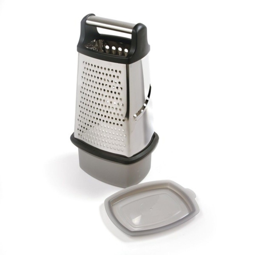 4 Sided Grater SS with Catcher