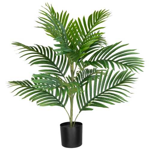 Potted Artificial Areca Palm Plant - 23.5"