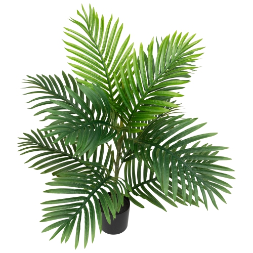 Potted Artificial Areca Palm Plant - 23.5"