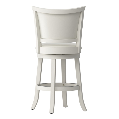 Woodgrove Transitional Counter Height Barstool - Set of 2 - White