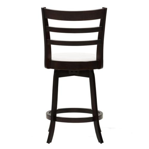 Woodgrove Contemporary Barstool - Espresso/White