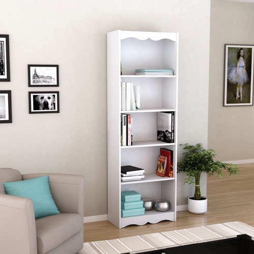 SONAX  Hawthorn 72" Bookcase - In White
