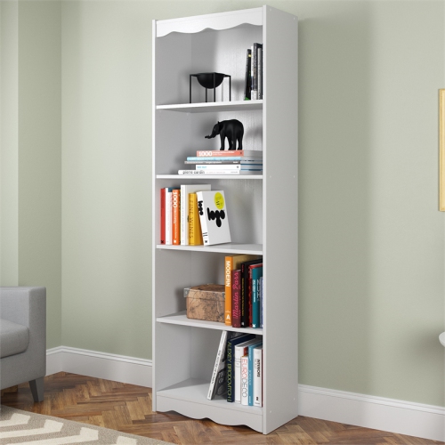 Hawthorn 72" Bookcase - White