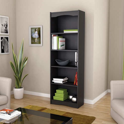 SONAX  Hawthorn 72" Bookcase - In Black