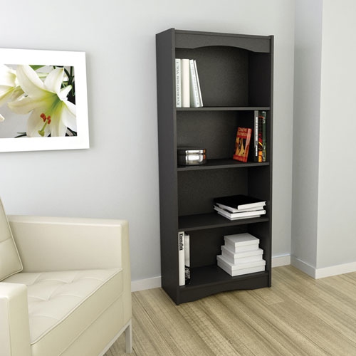 Hawthorn 60" Bookcase - Black