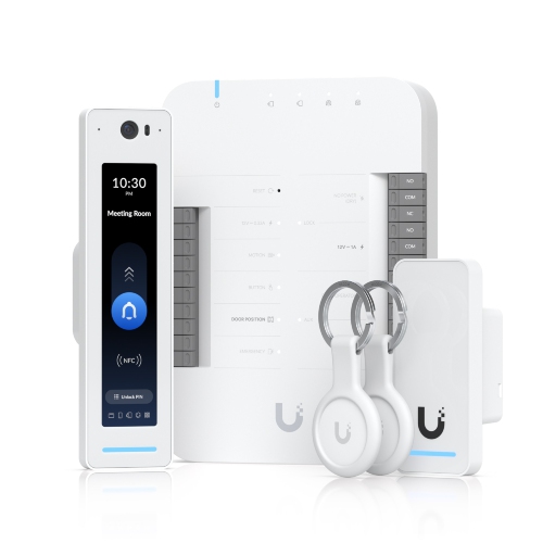 Ubiquiti UniFi G2 Professional Single Door Starter Kit with Access Door Hub, Access Reader G2 Professional, Access Reader G2, and 2 x UniFi Access Po