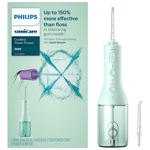 Philips SoniCare Power Cordless Electric Flosser - Mint