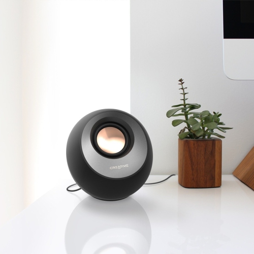 Creative Labs Pebble V3 2.0 Bluetooth Speaker System - Black