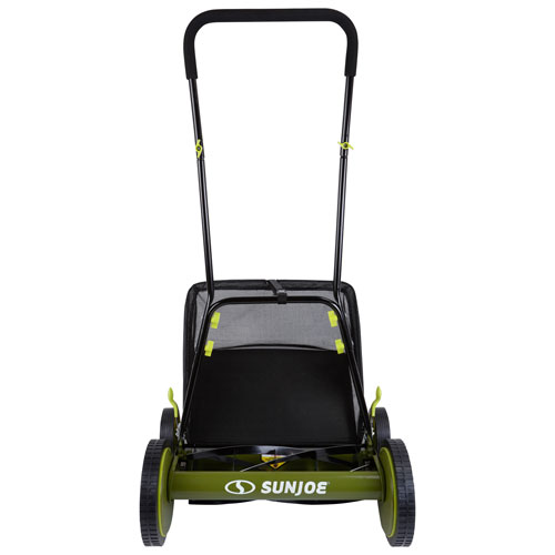 Sun Joe 18" Manual Reel Mower with Grass Catcher