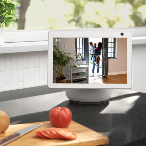 Caméra IP HD 1080p d'extérieur/d'intérieur Wi-Fi Mini 2 de Blink - Lot de 2 - Noir