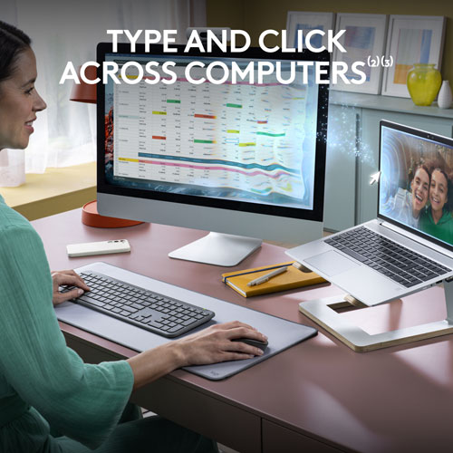 Logitech MK955 Signature Slim Wireless Optical Full-Size Keyboard & Mouse Combo - English
