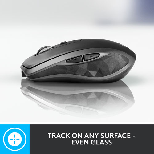 Logitech MX Anywhere 2S Bluetooth Darkfield Mouse - Graphite