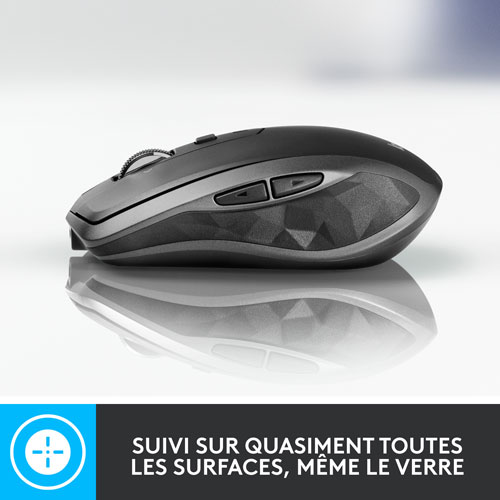 Logitech MX Anywhere 2S Bluetooth Darkfield Mouse - Graphite