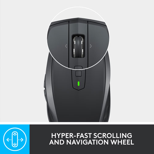Logitech MX Anywhere 2S Bluetooth Darkfield Mouse - Graphite