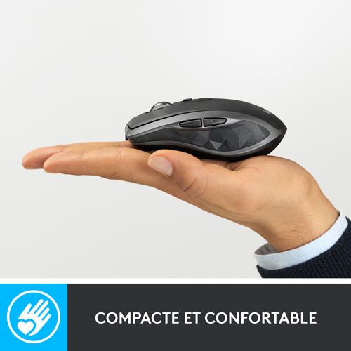 Logitech MX Anywhere 2S Bluetooth Darkfield Mouse - Graphite