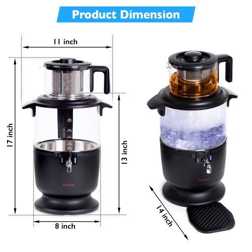 Bariton electric samovar Turkish style