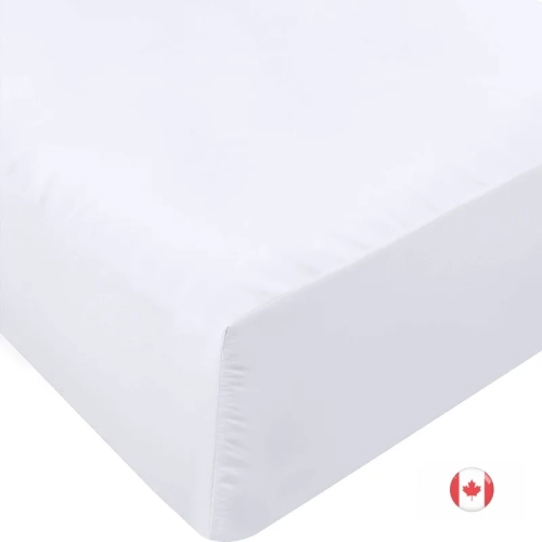 Soft Brushed Microfiber Bedding Fitted Sheet | Deep Pockets | Shrinkage and Fade Resistant | Easy Care | Queen Size, White | 1 Sheet