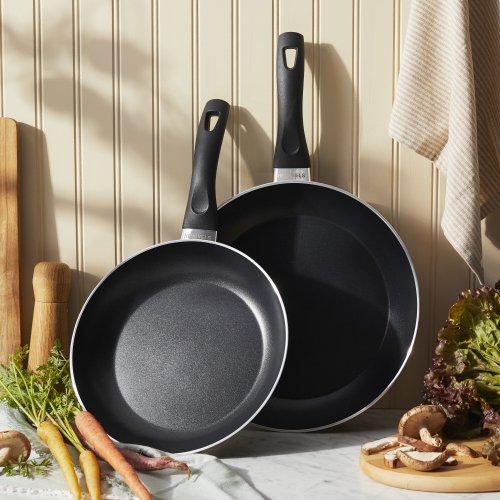 HENCKELS EverLift 2 Piece Aluminum Frypan Set - Black