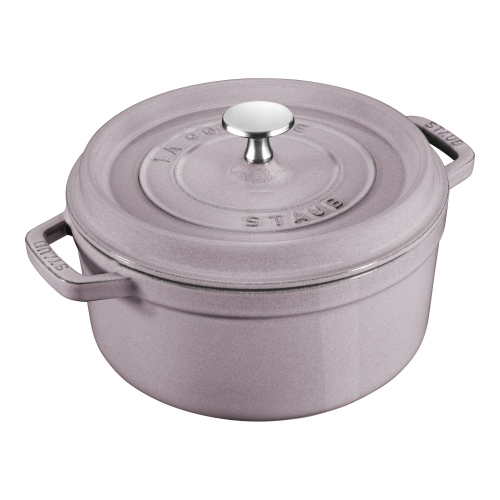 STAUB La Cocotte 2.2 L Cast Iron Round Cocotte, Cherry Blossom