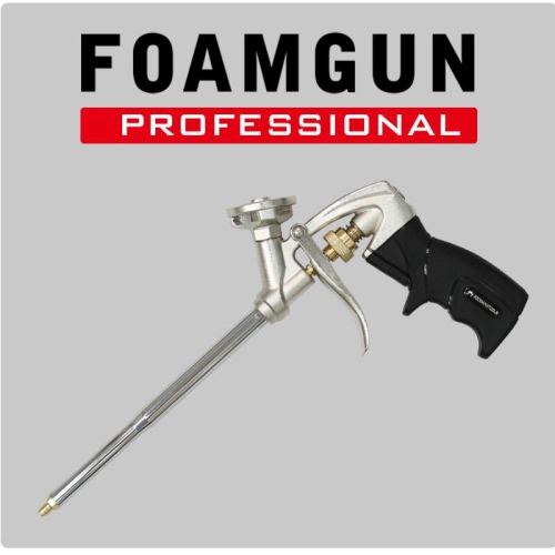 Foamgun,Rockman Tools Expanding Foam Gun, Professional Exquisite Foaming Gun, Double Sealing Structure, Copper Alloy Nozzle Precision Machining