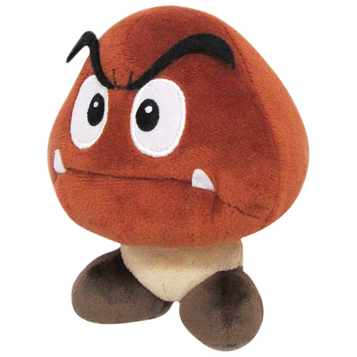 Little Buddies Super Mario Bros Goomba Plush