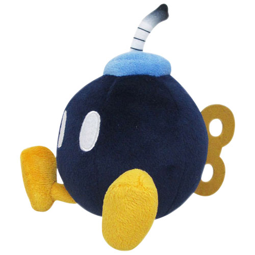 Little Buddies Super Mario Bros Bob-Omb Plush