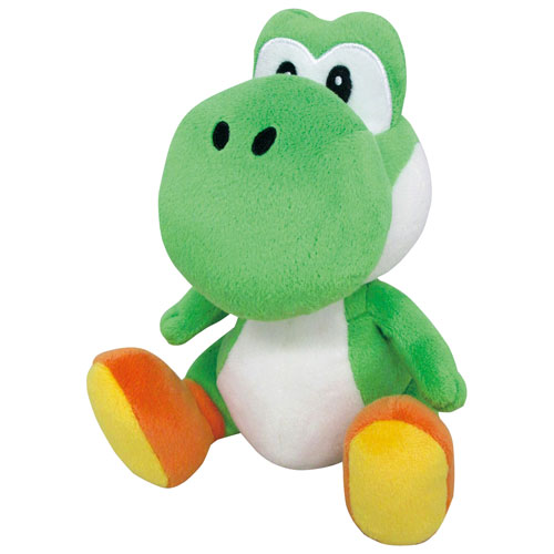 Little Buddies Super Mario Bros Green Yoshi Plush