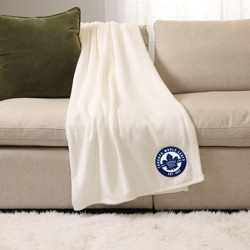 NHL Throw Blanket - White - Toronto Maple Leafs