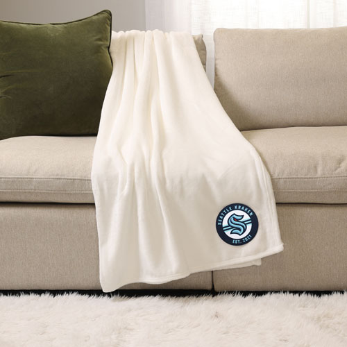 NHL Throw Blanket - White - Seattle Kraken