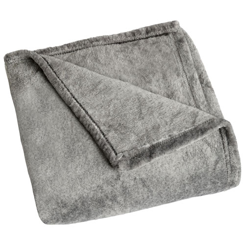 NHL Throw Blanket - Grey - Edmonton Oilers